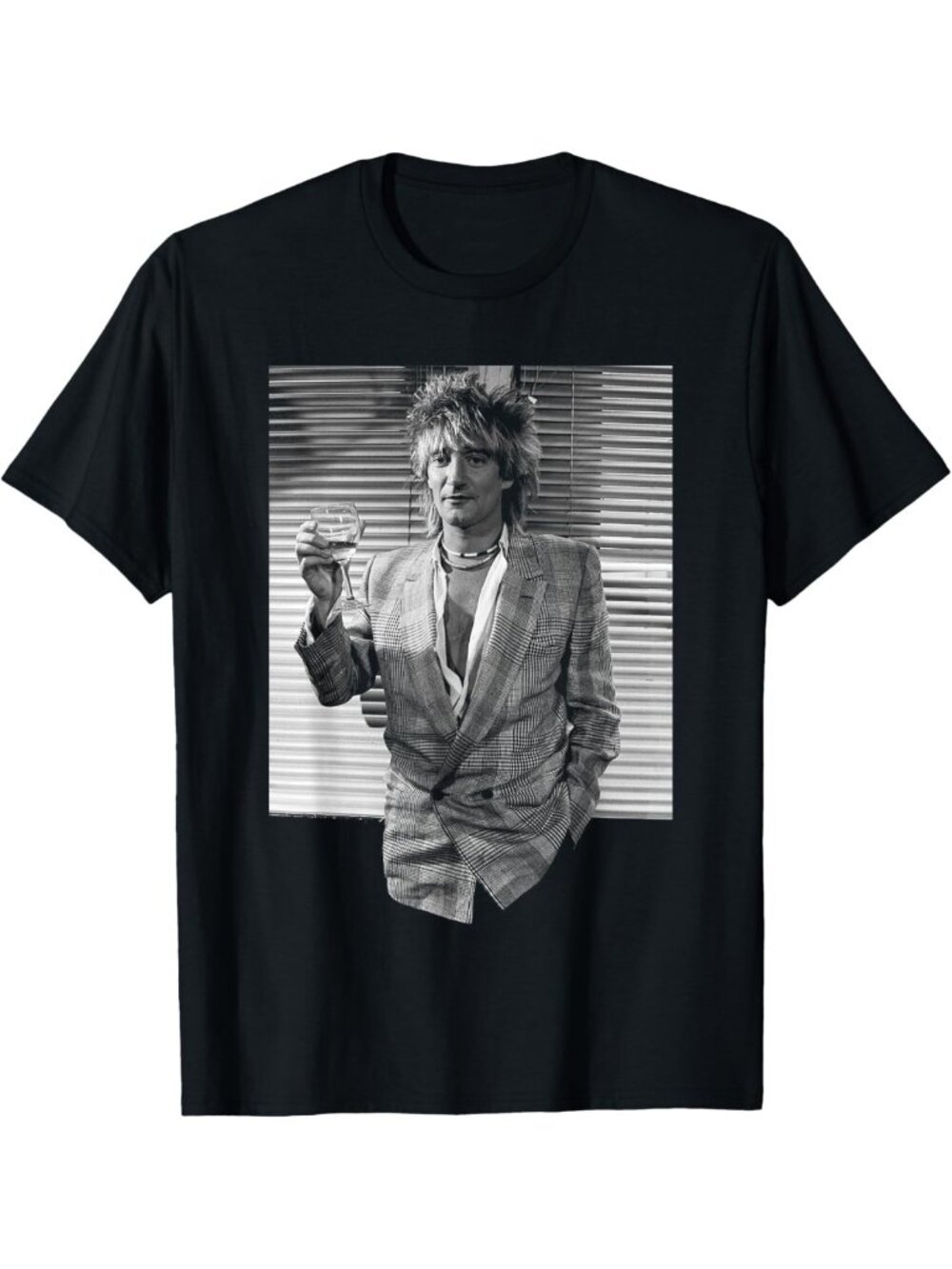 Vintage Rod Stewart Concert T-Shirt, 1983 Body Wishes Tour, London Graphic Tee